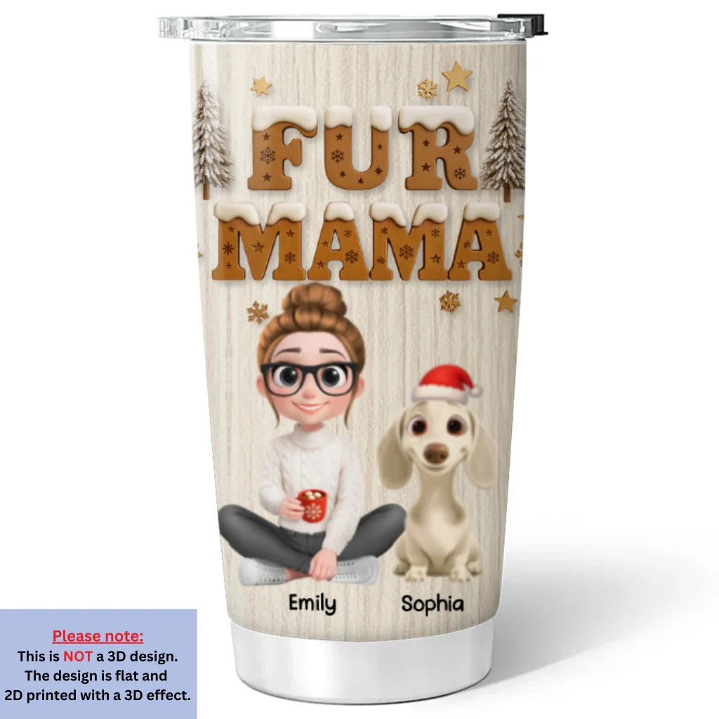Christmas Snowball Ver Pet - Personalized Custom Tumbler - Image 6