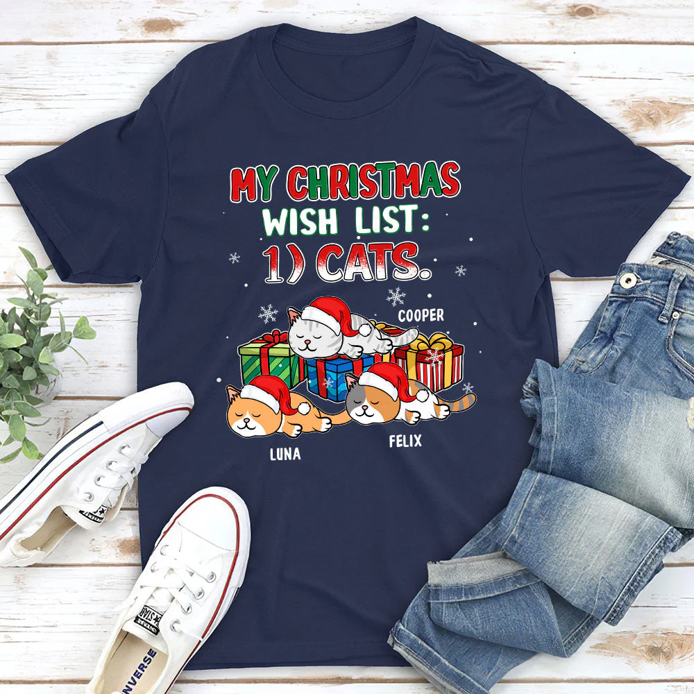 Christmas Wish List - Personalized Custom Premium T-shirt - Image 3