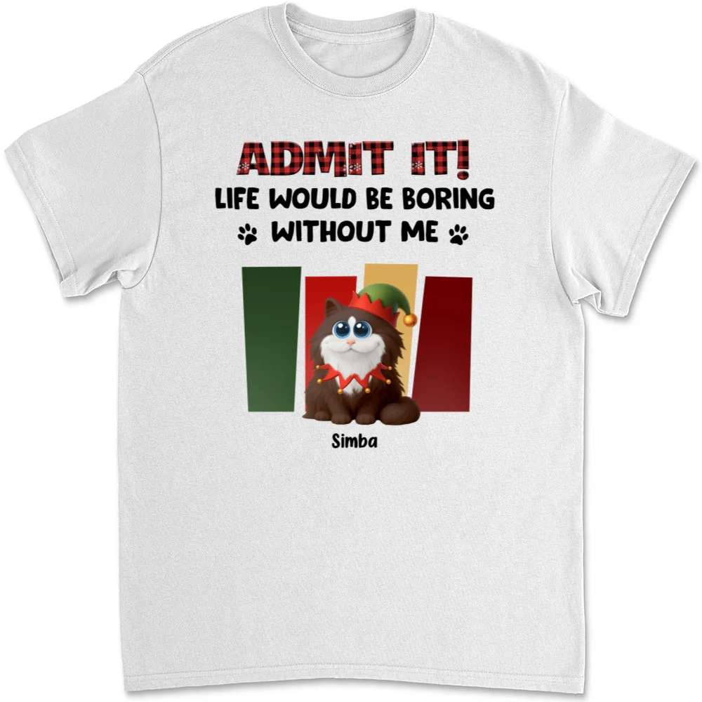 Christmas Without Me - Personalized Custom Unisex T-shirt - Image 6