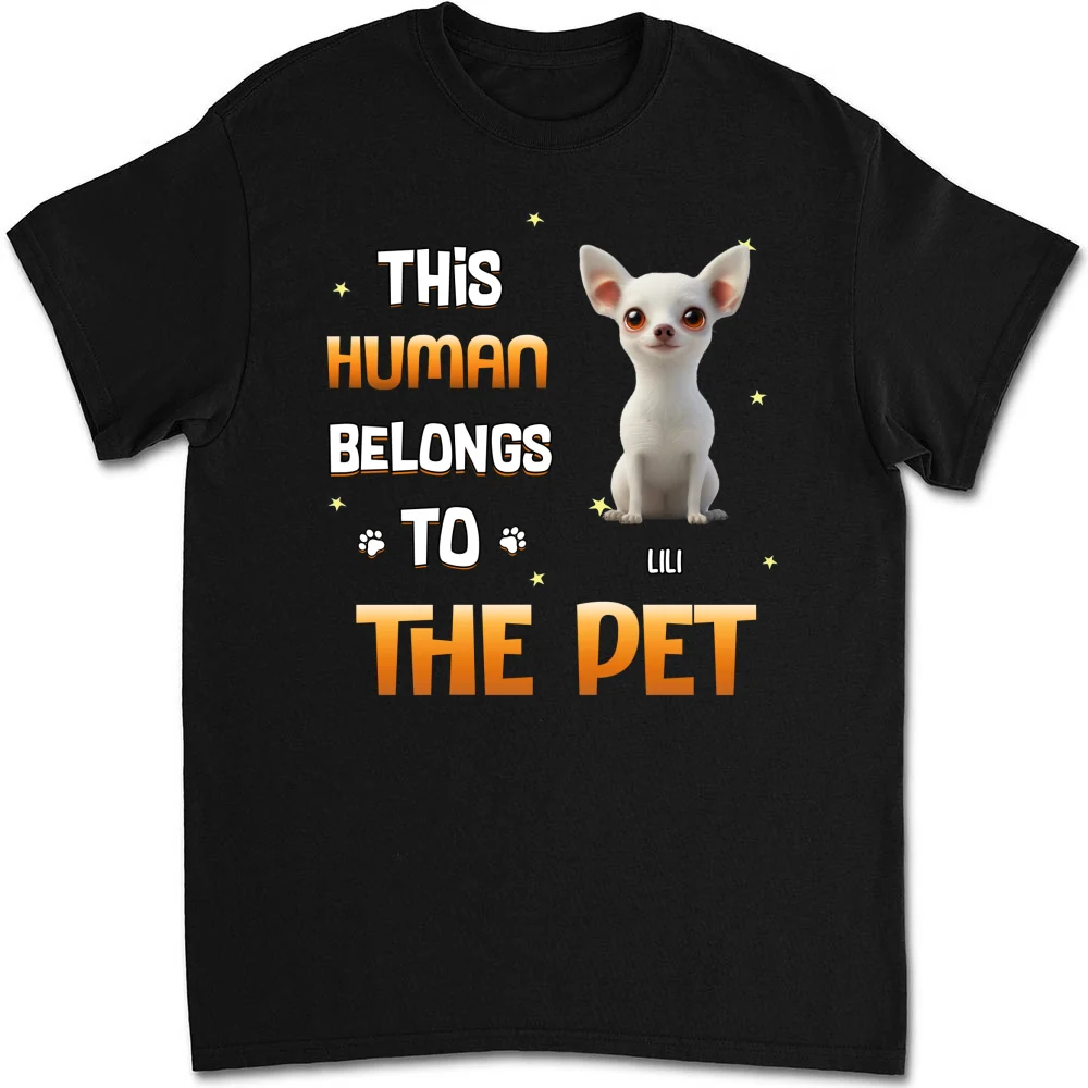 Chunky Funny Pet Cartoon Shirt - Personalized Custom Unisex T-shirt - Image 6