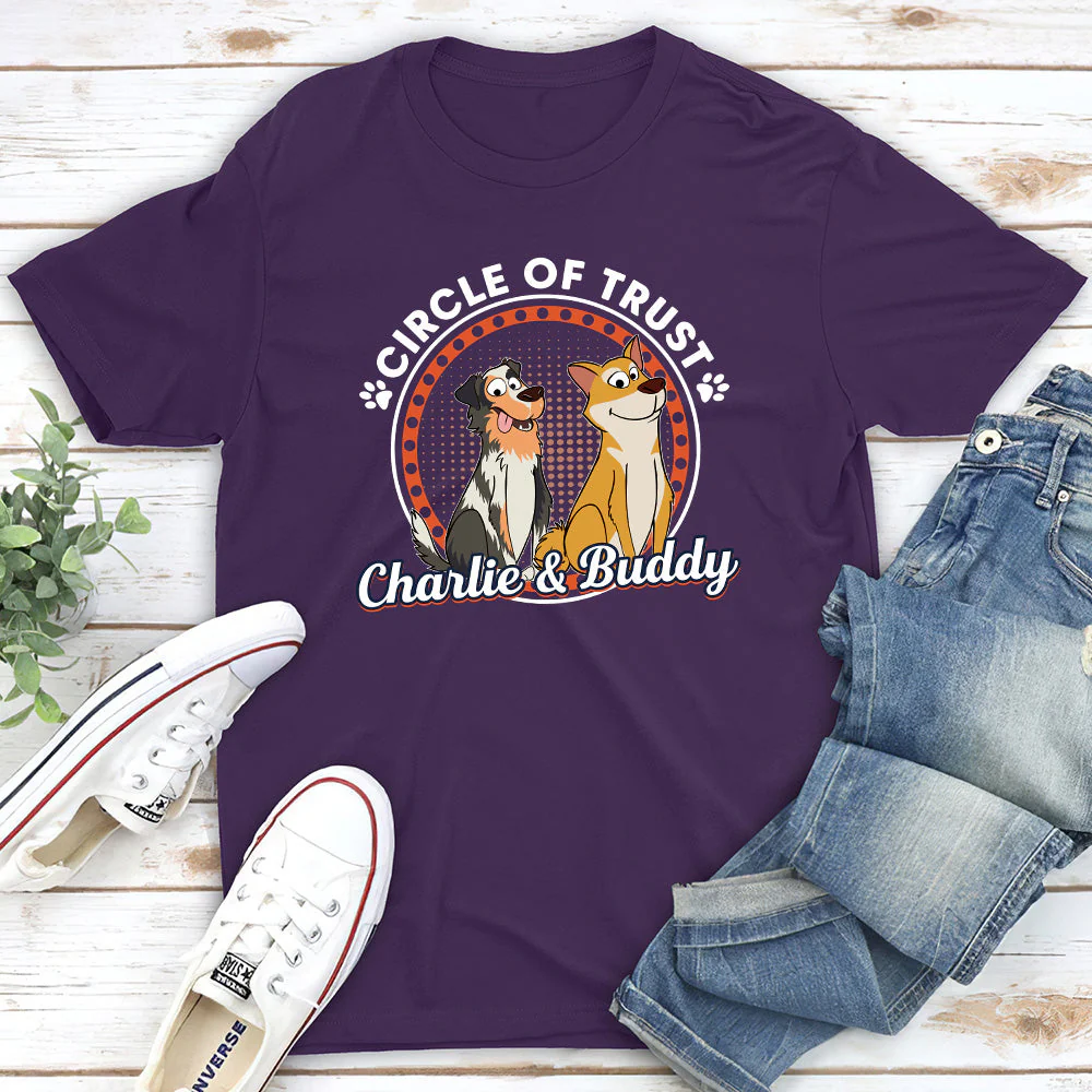 Circle Of Trust - Personalized Custom Unisex T-shirt - Image 3