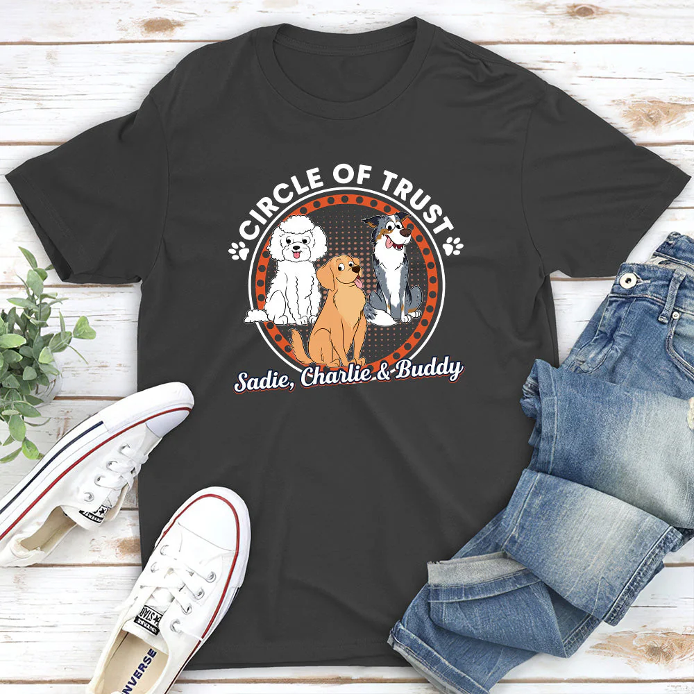 Circle Of Trust - Personalized Custom Unisex T-shirt - Image 5
