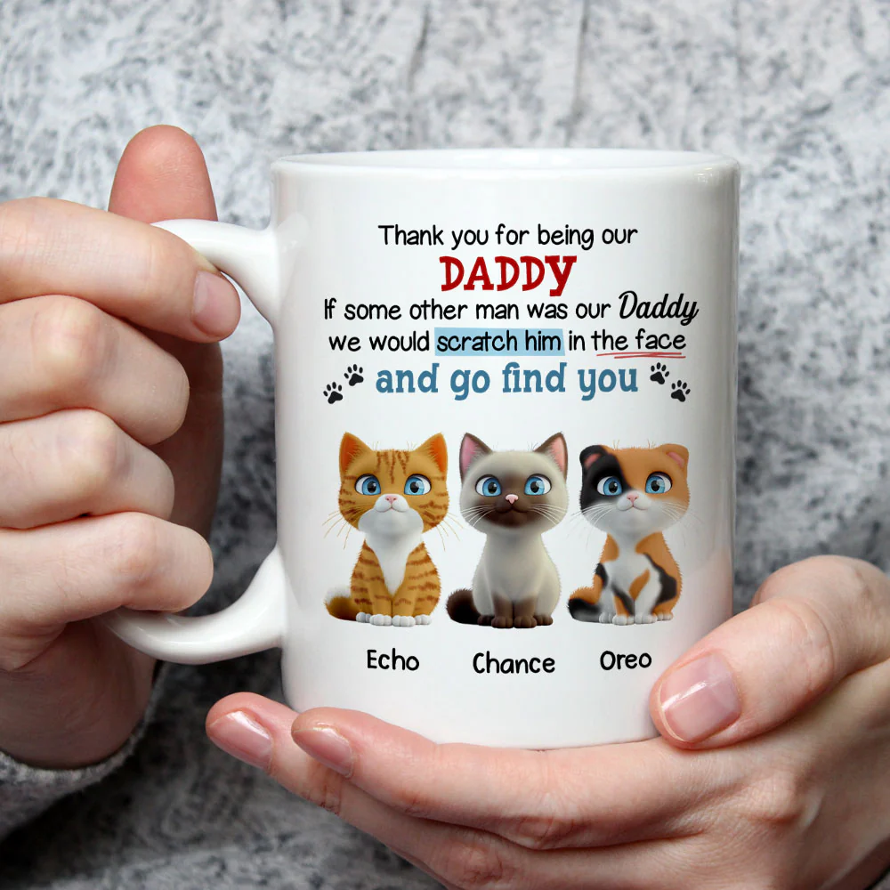 Claw His Face Cartoon - Personalized Custom Coffee Mug - Image 2