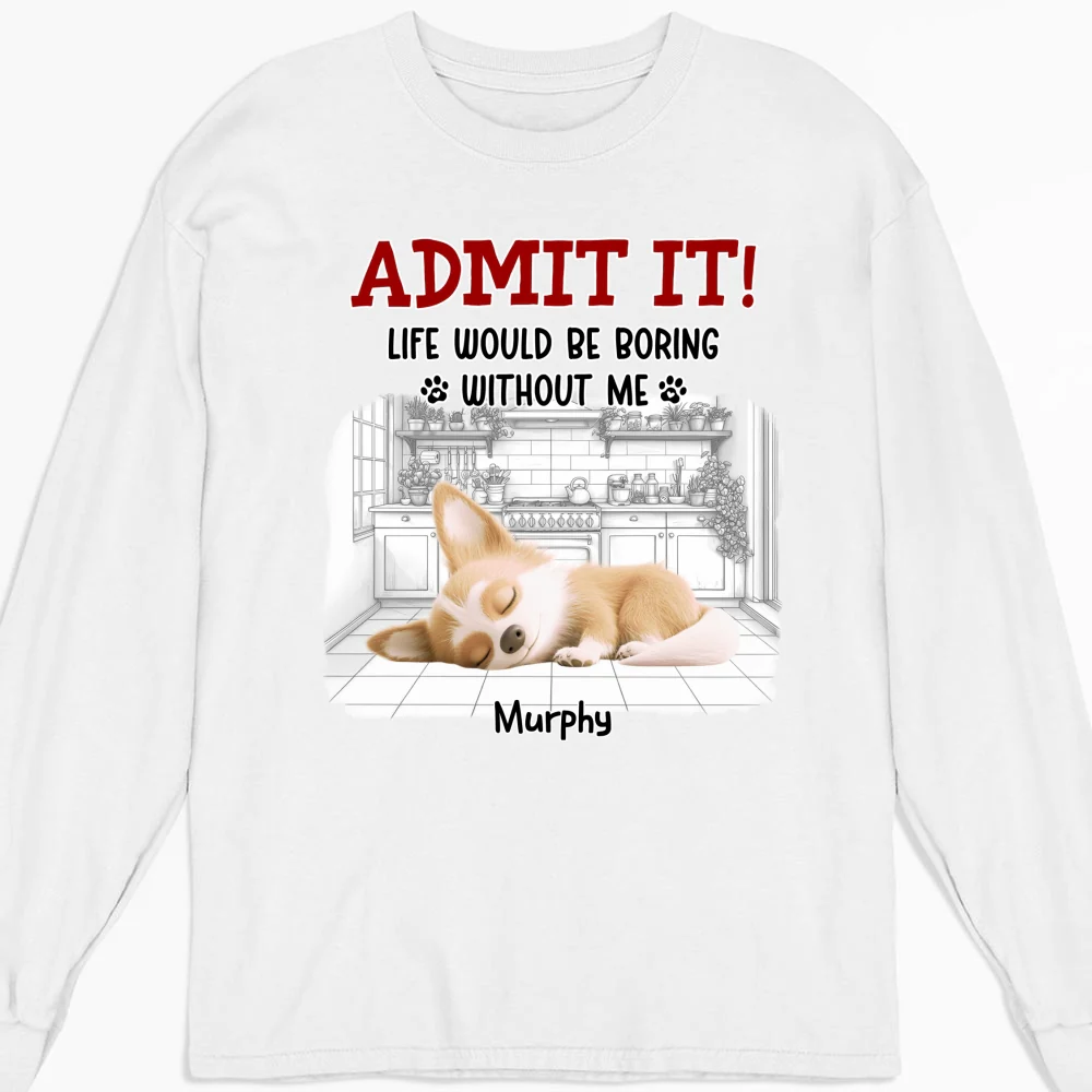 Clothing Would Be Boring Ver 3 - Personalized Custom Long Sleeve T-Shirt - Image 4