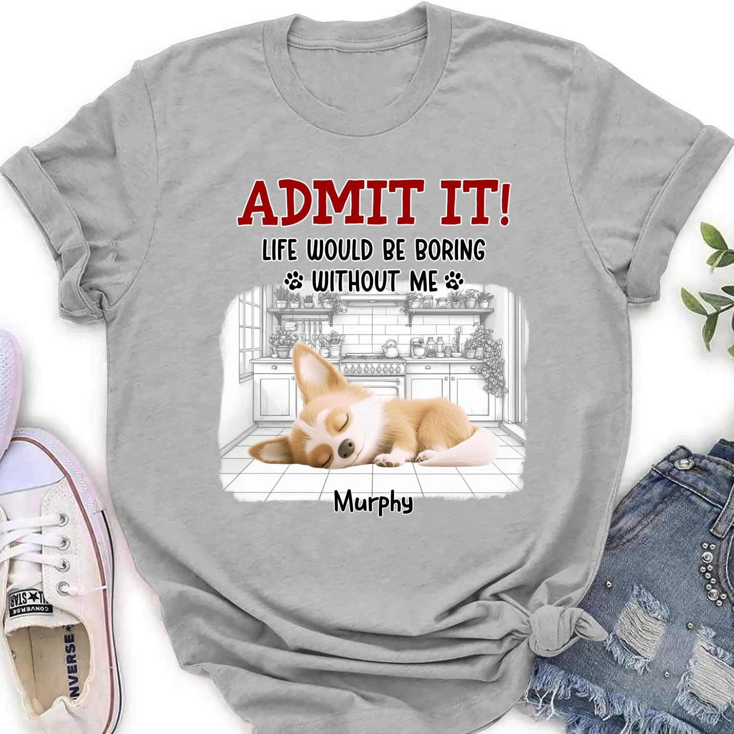 Clothing Would Be Boring Ver 3 - Personalized Custom Women's T-Shirt - Image 6