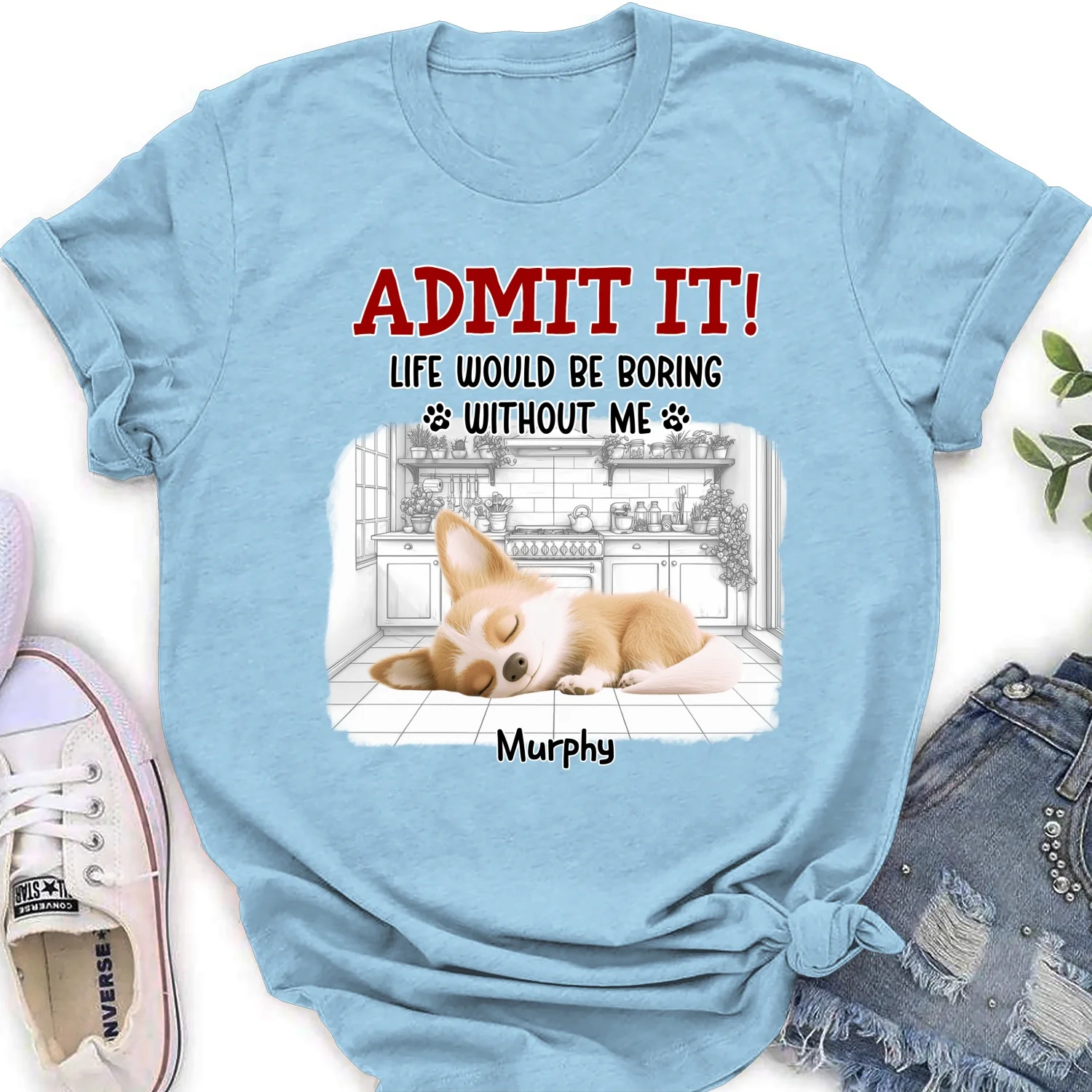 Clothing Would Be Boring Ver 3 - Personalized Custom Women's T-Shirt - Image 8