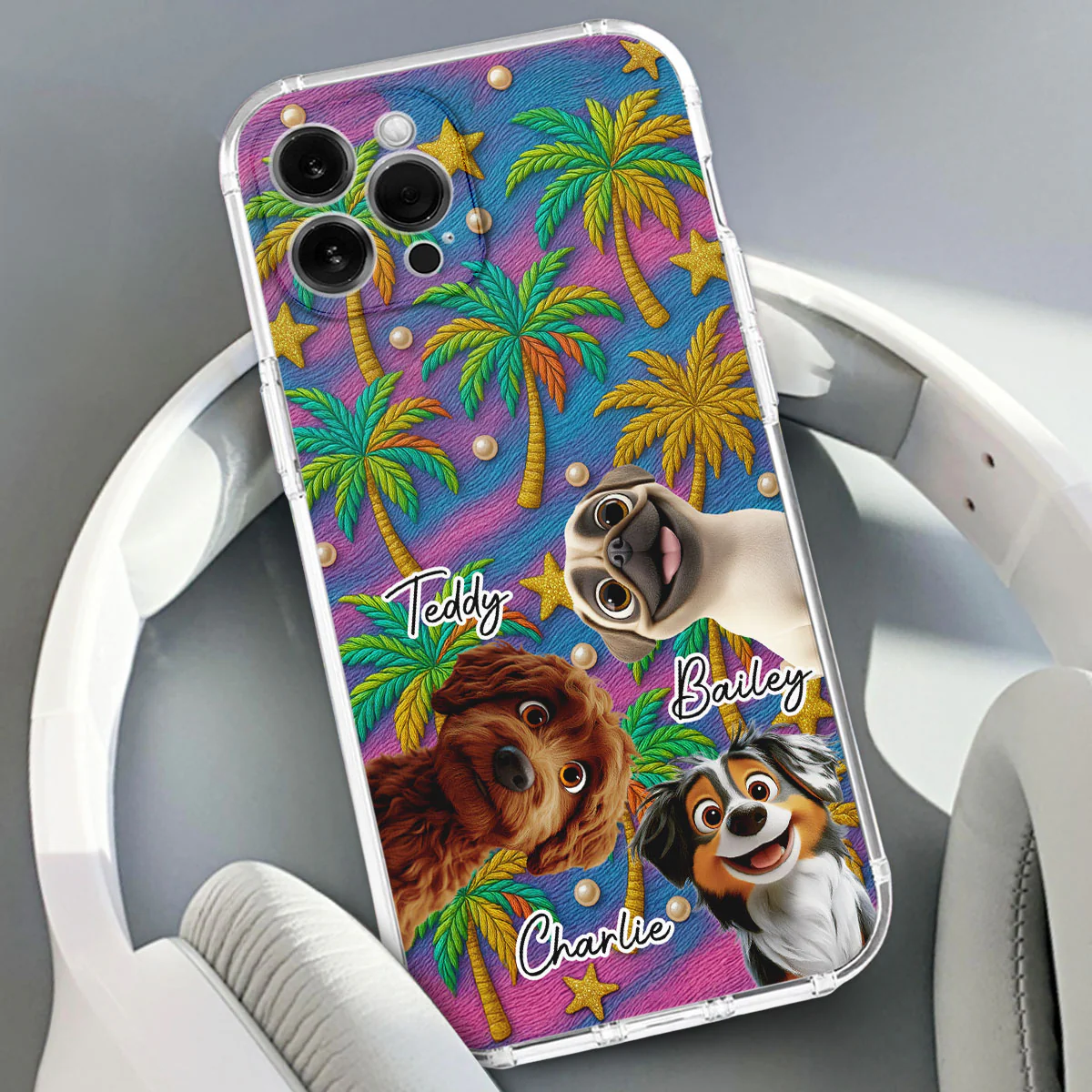 Coconut Dogs - Personalized Custom Phone Case - Image 3