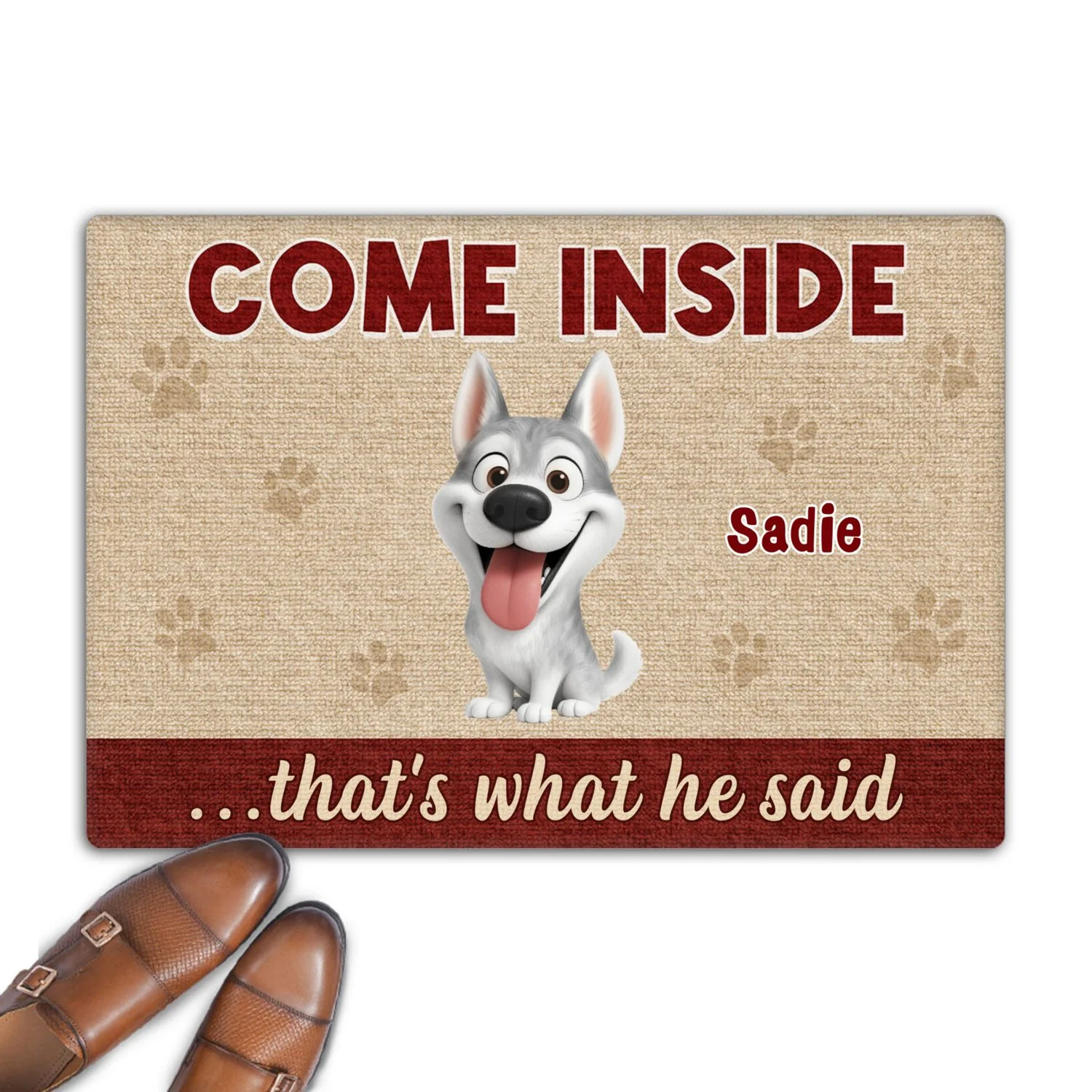 Come Inside - Personalized Custom Doormat - Image 6