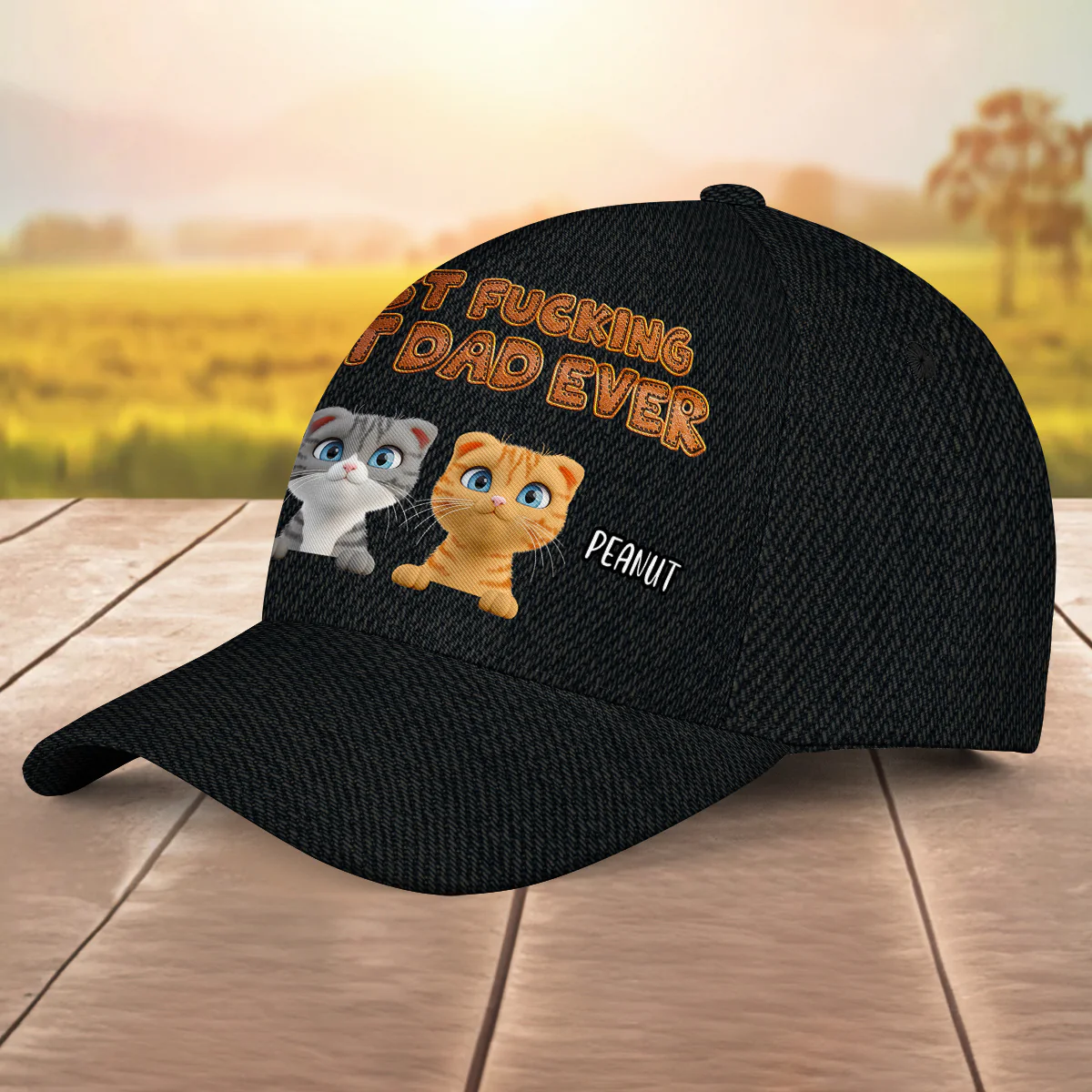 Confirmed By Cats - Personalized Custom Classic Cap - Image 3