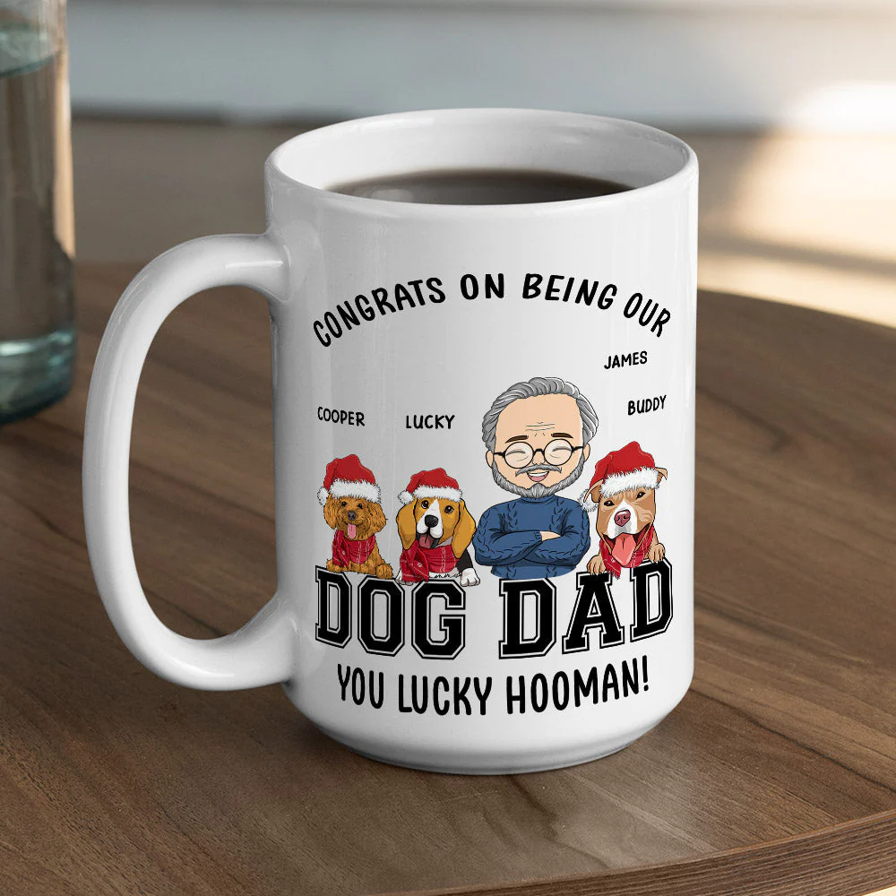 Congrats Dog Dad/Mom - Personalized Custom Coffee Mug - Image 6