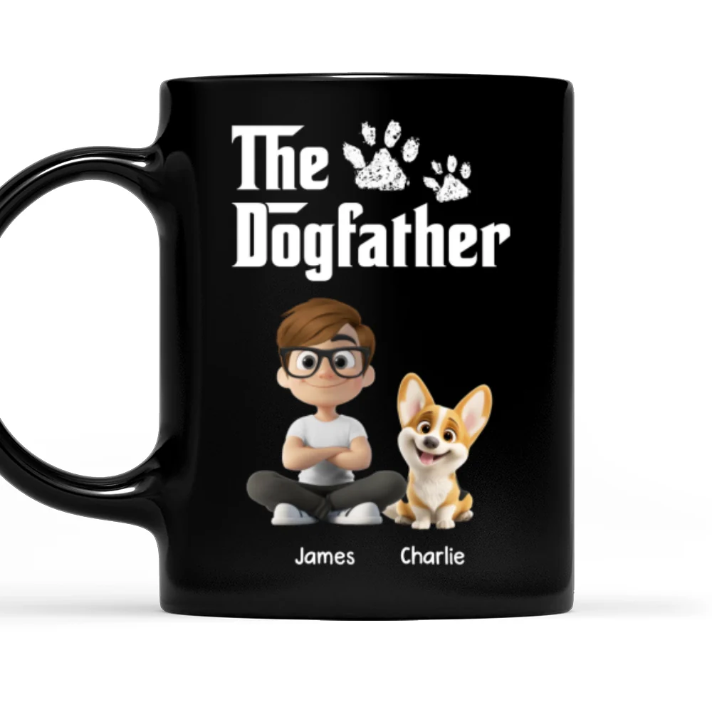 Cool Dog Father - Personalized Custom Coffee Mug - Image 7