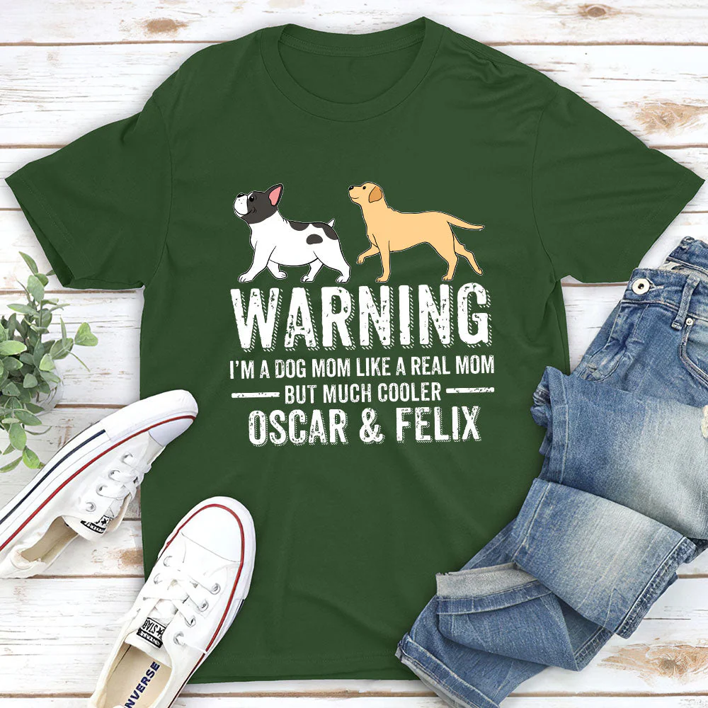 Cooler Than Real Dad - Personalized Custom Unisex T-shirt - Image 2