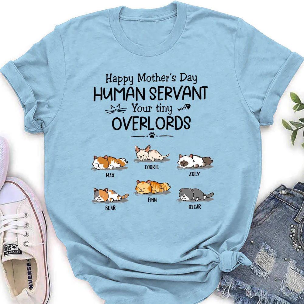 Your Tiny Overlords - Personalized Custom Women's T-shirt - Image 4