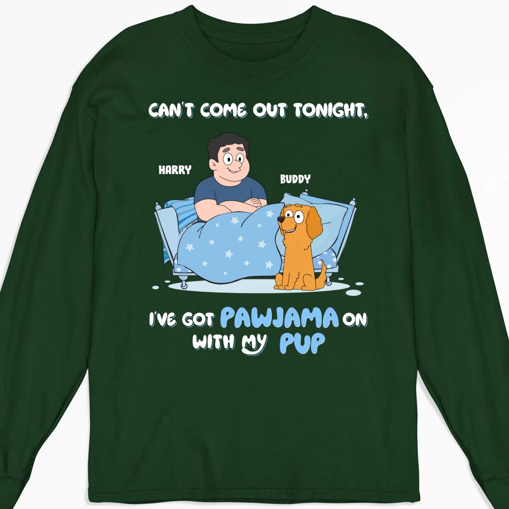 Cozy Night - Personalized Custom Long Sleeve T-Shirt - Image 6