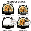 Custom Photo A Girl And Her Dog - Personalized Custom Suncatcher - Image 6