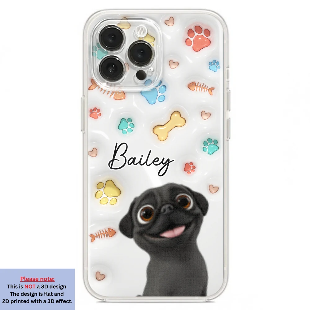Cute Pet Baby - Personalized Custom 3D Inflated Effect Phone Case - Image 18