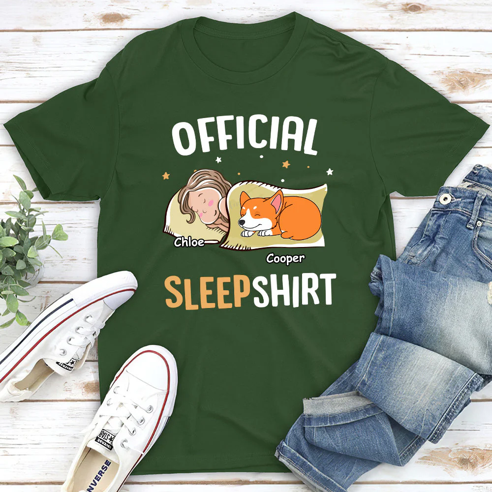 Cute Sleepshirt - Personalized Custom Unisex T-shirt - Image 2