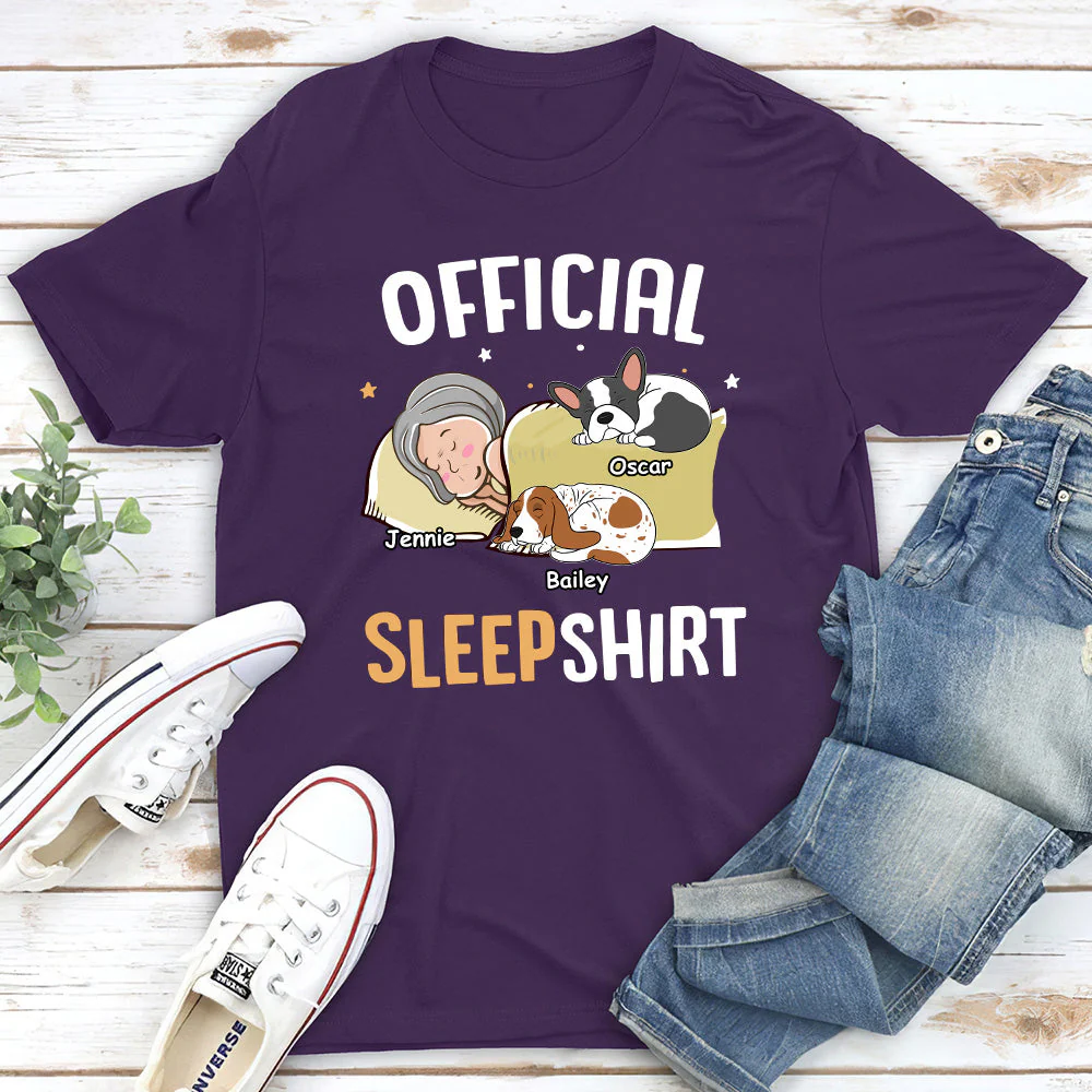 Cute Sleepshirt - Personalized Custom Unisex T-shirt - Image 3