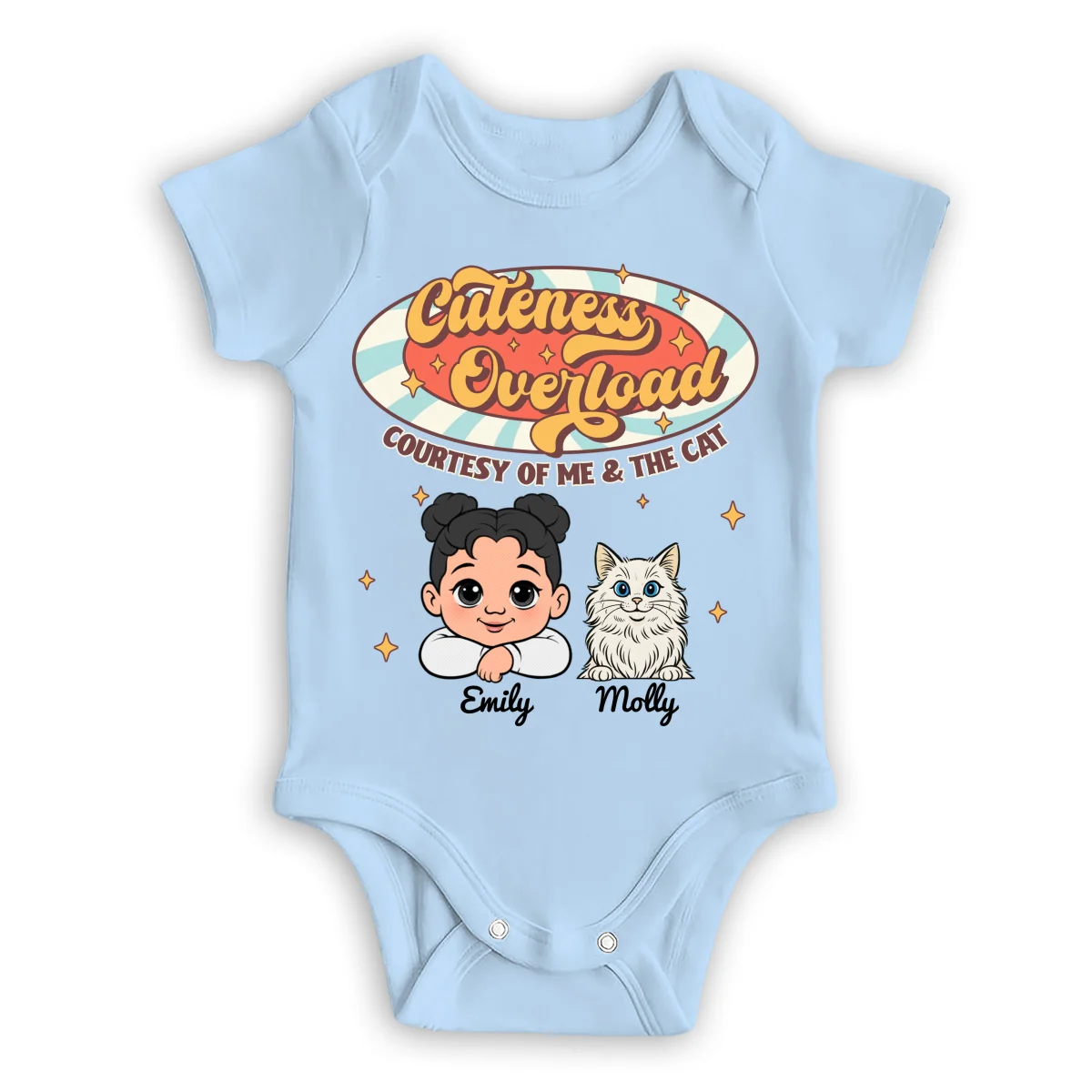 Cuteness Overload - Personalized Custom Baby Onesie - Image 8