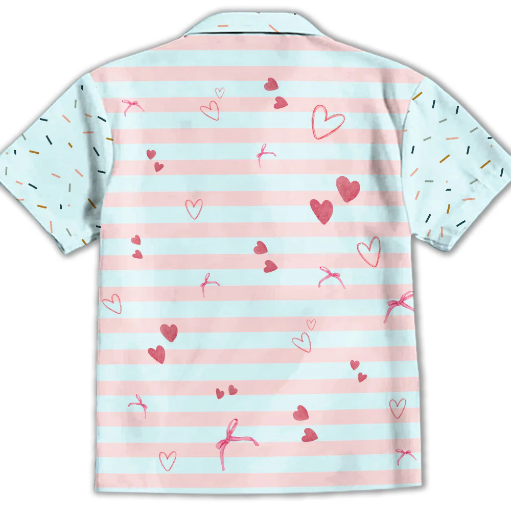 Dachshund And Donut - Kids Button-up Shirt - Image 4
