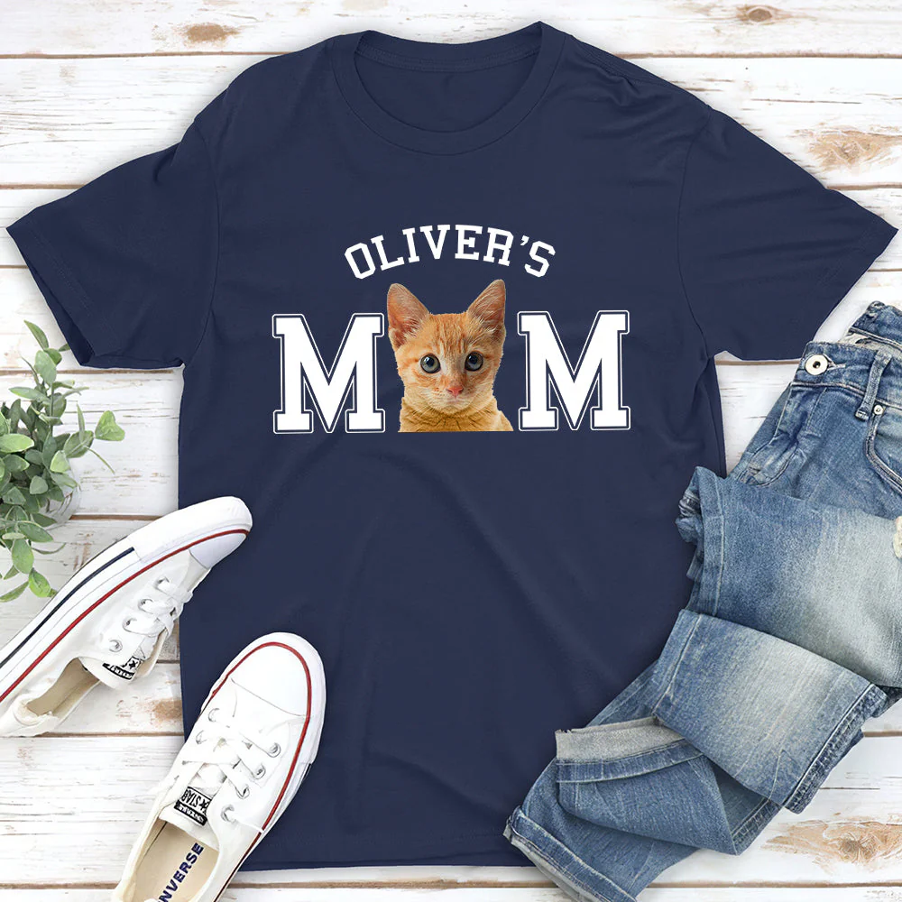 Dad/Mom Basic Photo - Personalized Custom Unisex T-shirt - Image 4