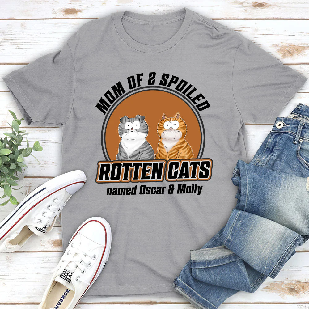 Dad Mom Spoiled Dog Pet Version - Personalized Custom Unisex T-shirt - Image 3