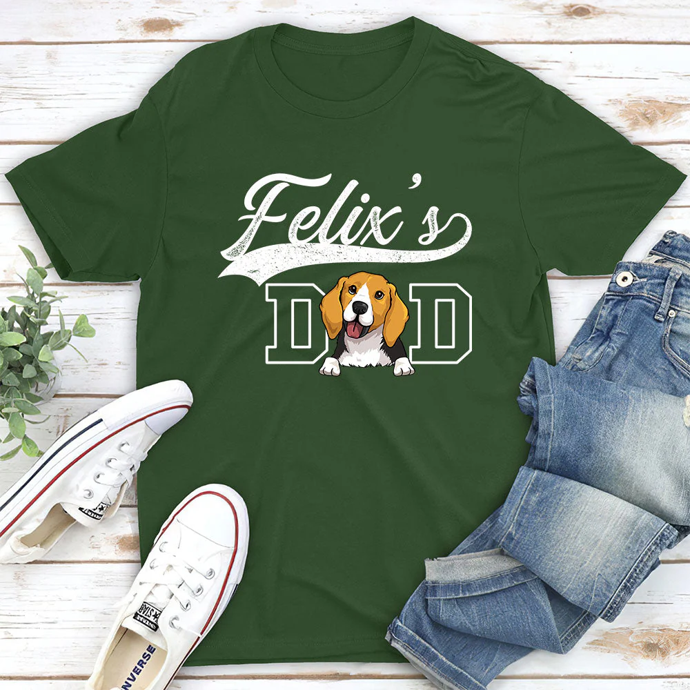 Dad Mom Vintage - Personalized Custom Unisex T-shirt - Image 4