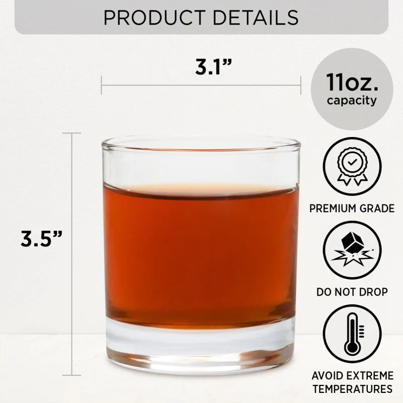 Dad This Day Ours - Personalized Custom Whiskey Glass - Image 6