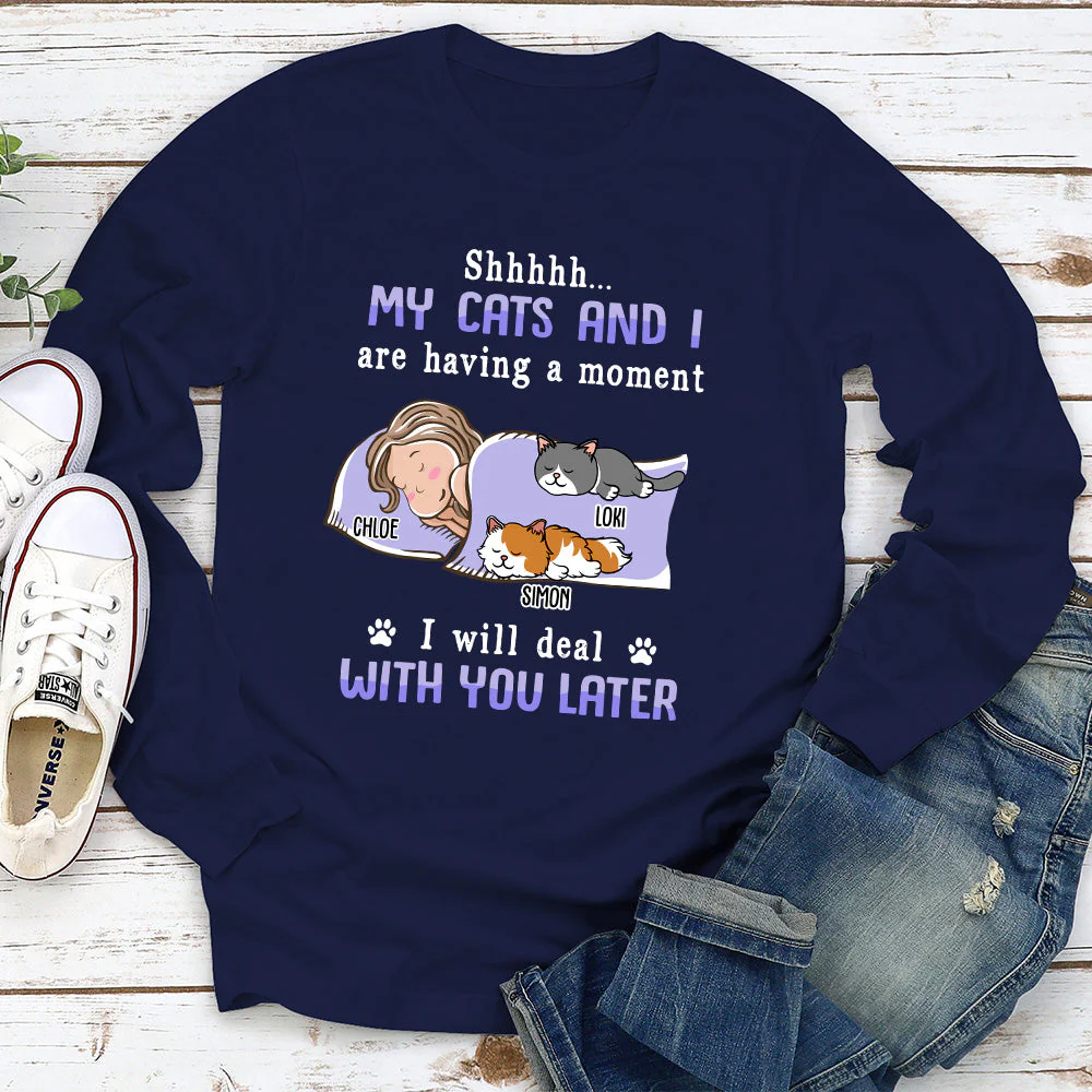 Deal With You Later - Personalized Custom Long Sleeve - Image 2