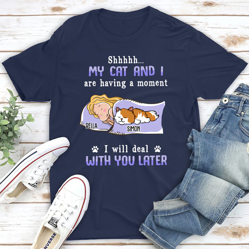 Deal With You Later - Personalized Custom Unisex T-shirt - Image 2
