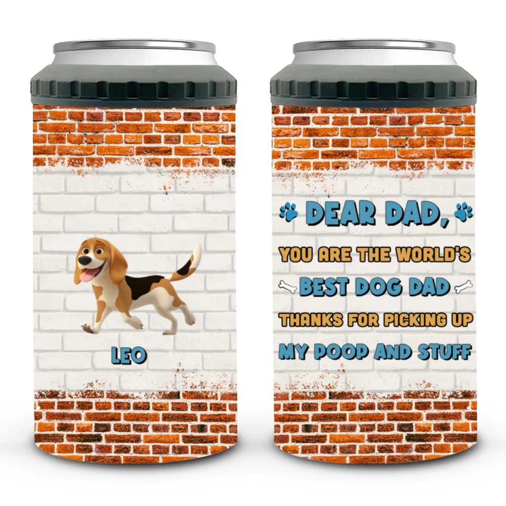 Dear Dad - Personalized Custom Can Cooler - Image 6
