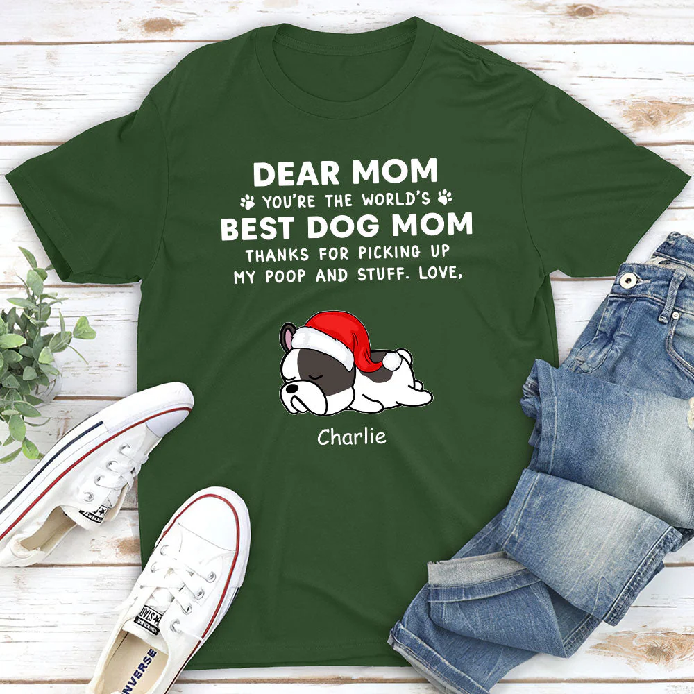 Dear Dad Sleeping - Personalized Custom Unisex T-shirt - Image 4