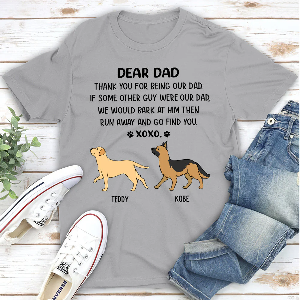 Dear Dad Xoxo - Personalized Custom Unisex T-shirt