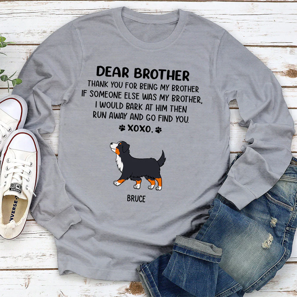 Dear Mom Xoxo - Personalized Custom Long Sleeve T-shirt - Image 2