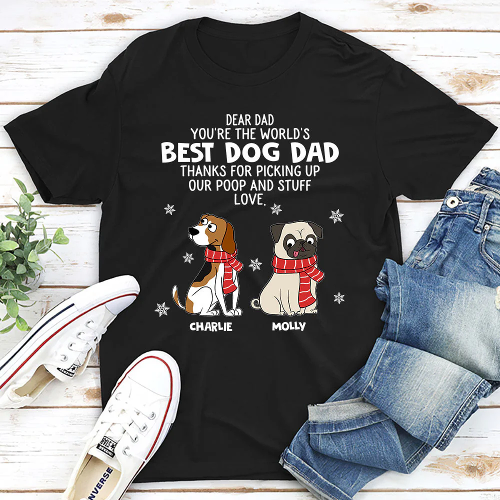 Dear My Mom Dad - Personalized Custom Unisex T-shirt - Image 2