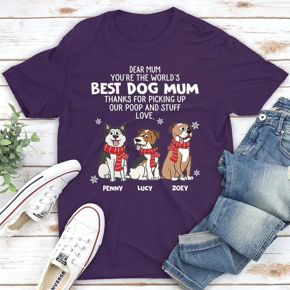 Dear My Mom Dad - Personalized Custom Unisex T-shirt - Image 3