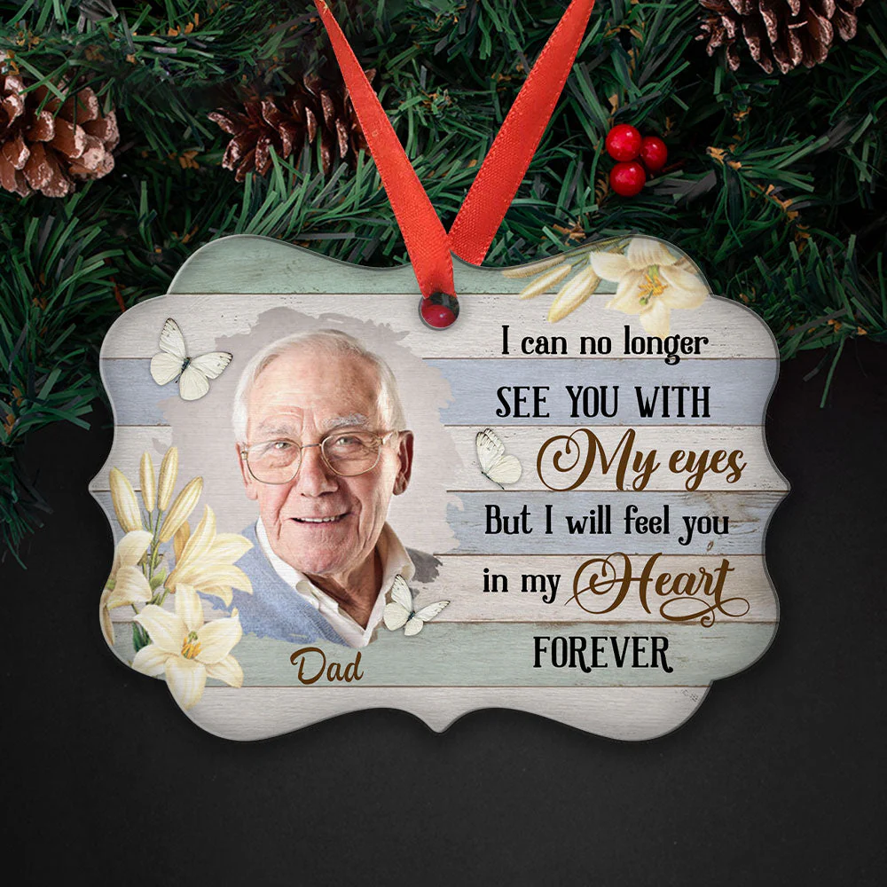 Deep In My Heart - Personalized Custom Aluminum Ornament - Image 4