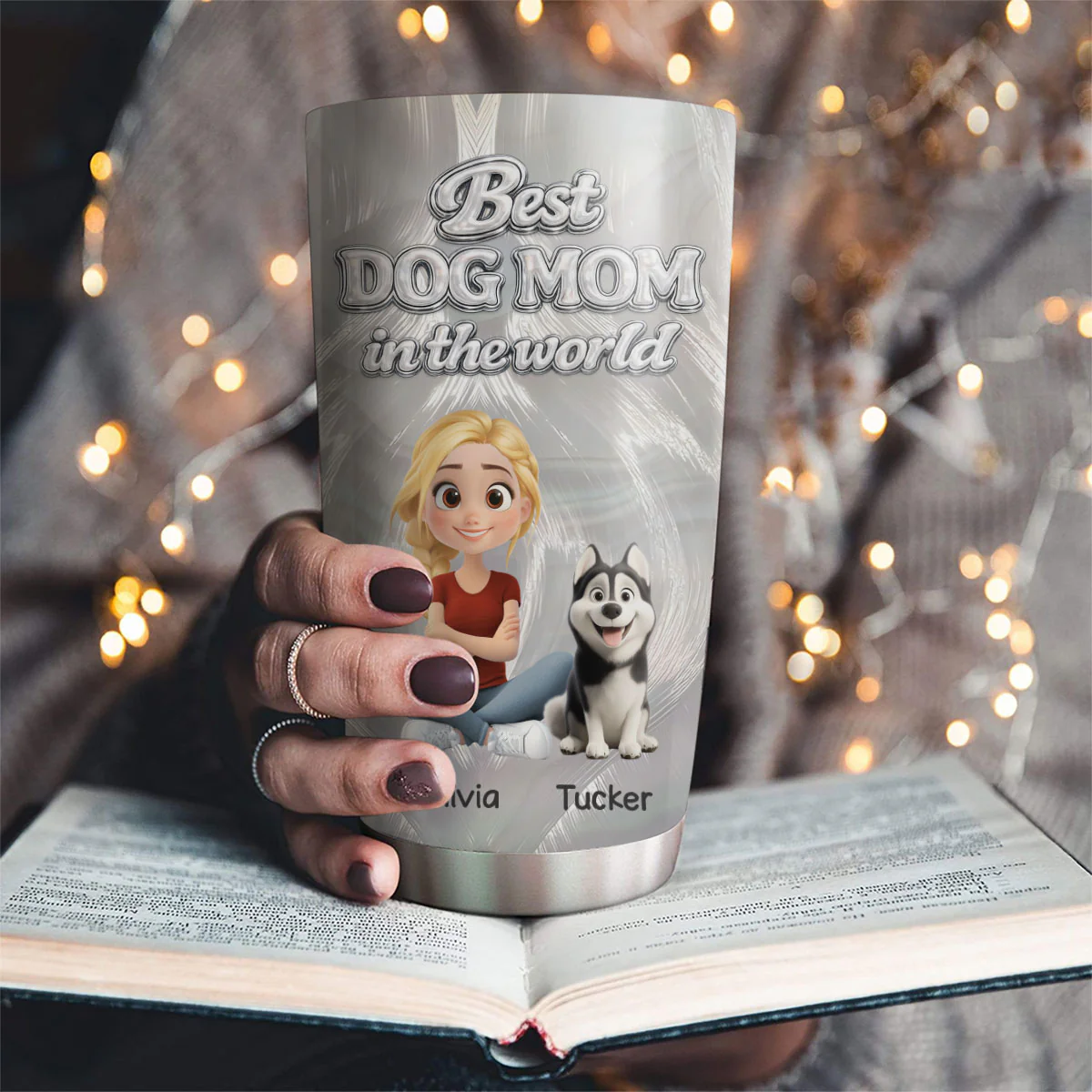 Delusion Is Solution - Personalized Custom 3D Effect Tumbler - Image 2