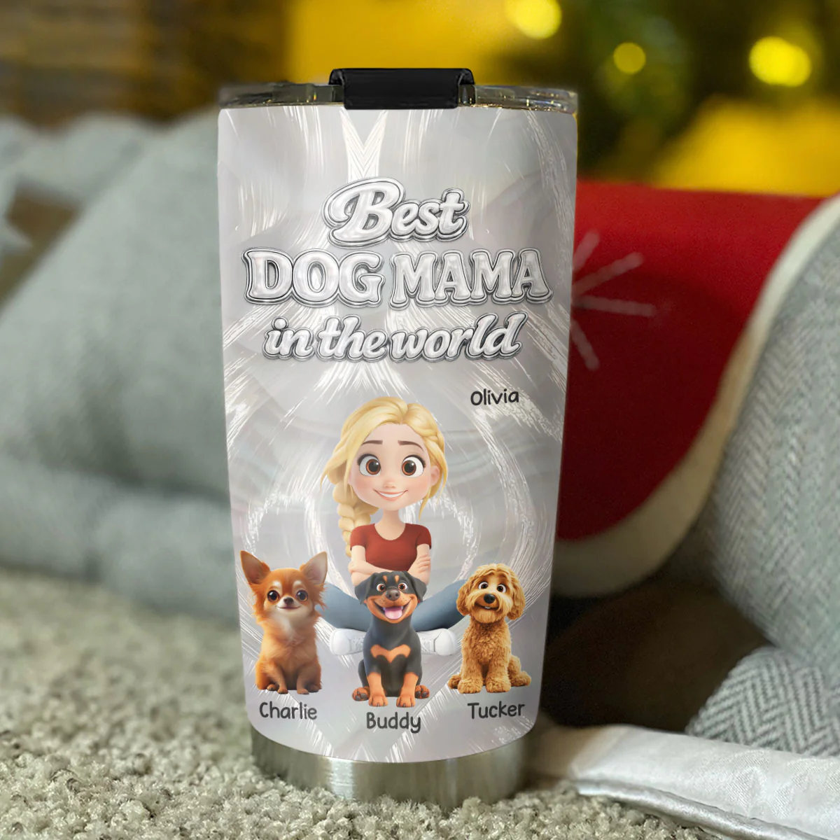 Delusion Is Solution - Personalized Custom 3D Effect Tumbler - Image 4