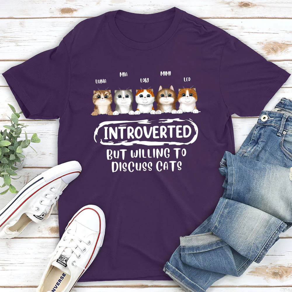 Discuss Cat - Personalized Custom Unisex T-shirt - Image 5