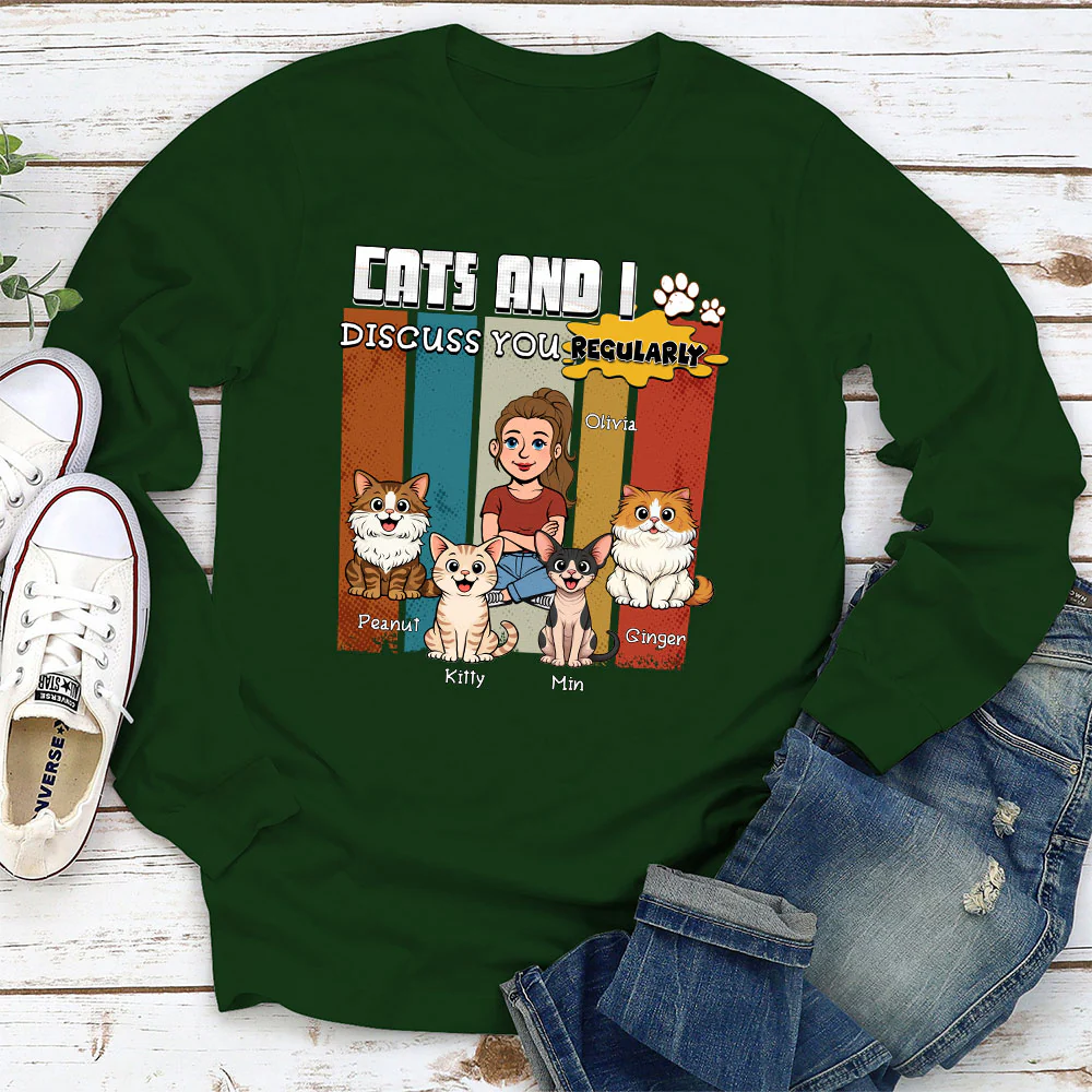 Discuss You Regularly - Personalized Custom Long Sleeve - Image 4