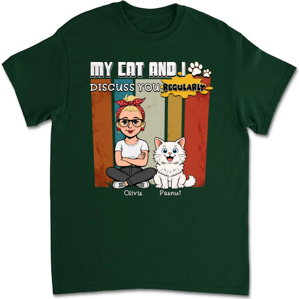 Discuss You Regularly - Personalized Custom Unisex T-Shirt - Image 8