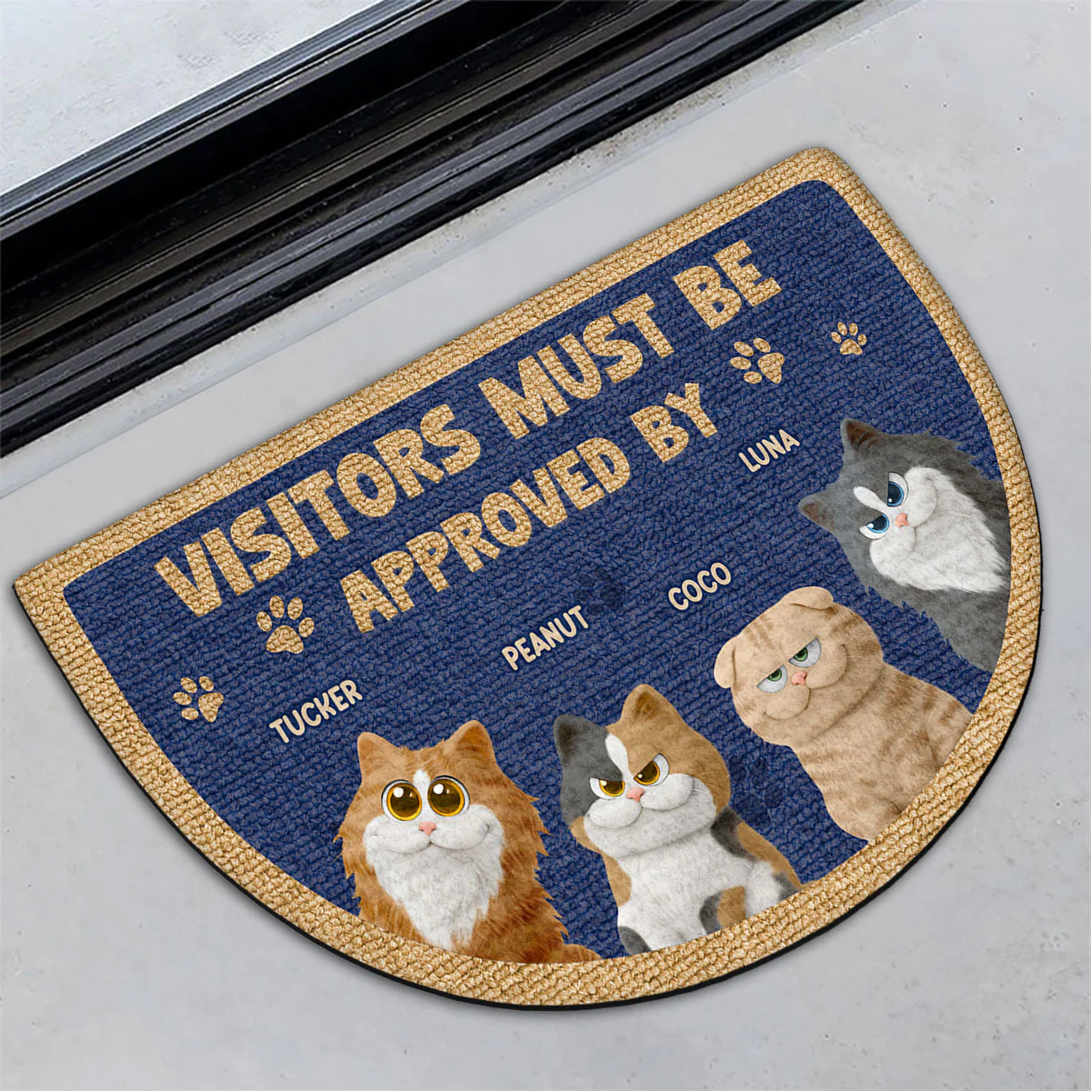Do Not Open - Personalized Custom Doormat - Image 4