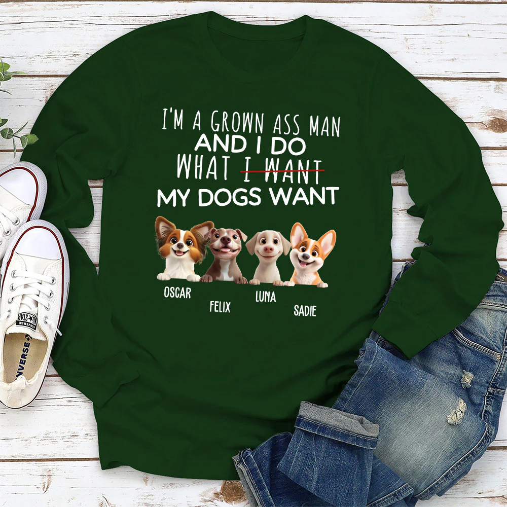 Do What I Want - Personalized Custom Long Sleeve T-Shirt - Image 3