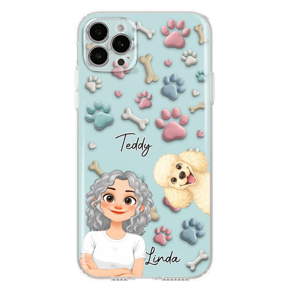 Dog And Human Cartoon New Style - Personalized Custom Phone Case - Image 15