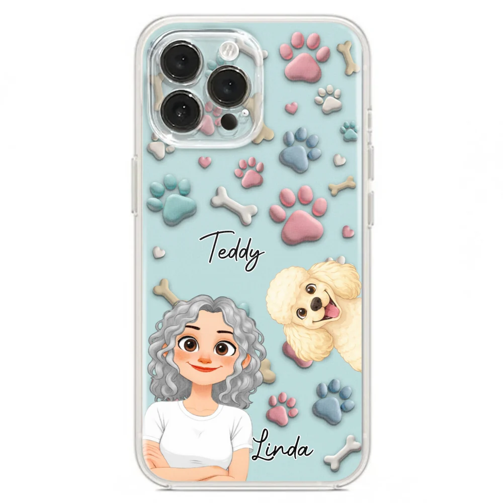Dog And Human Cartoon New Style - Personalized Custom Phone Case - Image 19