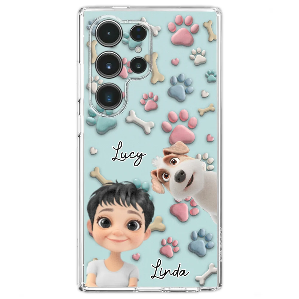 Dog And Human Cartoon - Personalized Custom Phone Case - Image 32