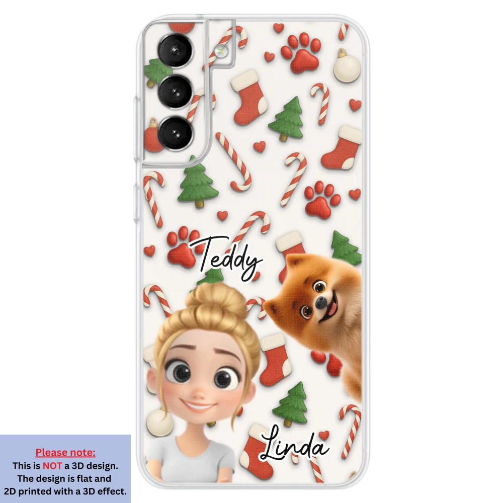 Dog And Human Cartoon Ver 2 - Personalized Custom Phone Case - Image 27