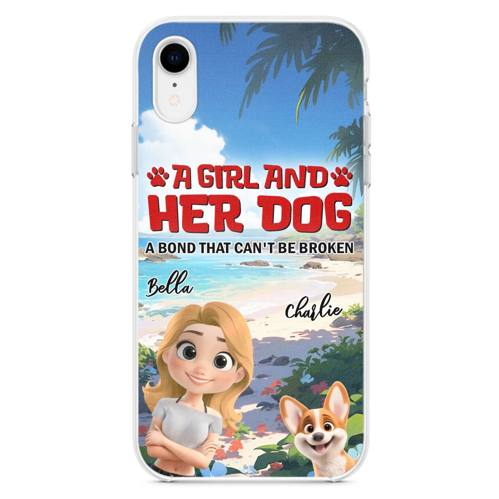 Dog And Mom Summer - Personalized Custom Phone Case - Image 22