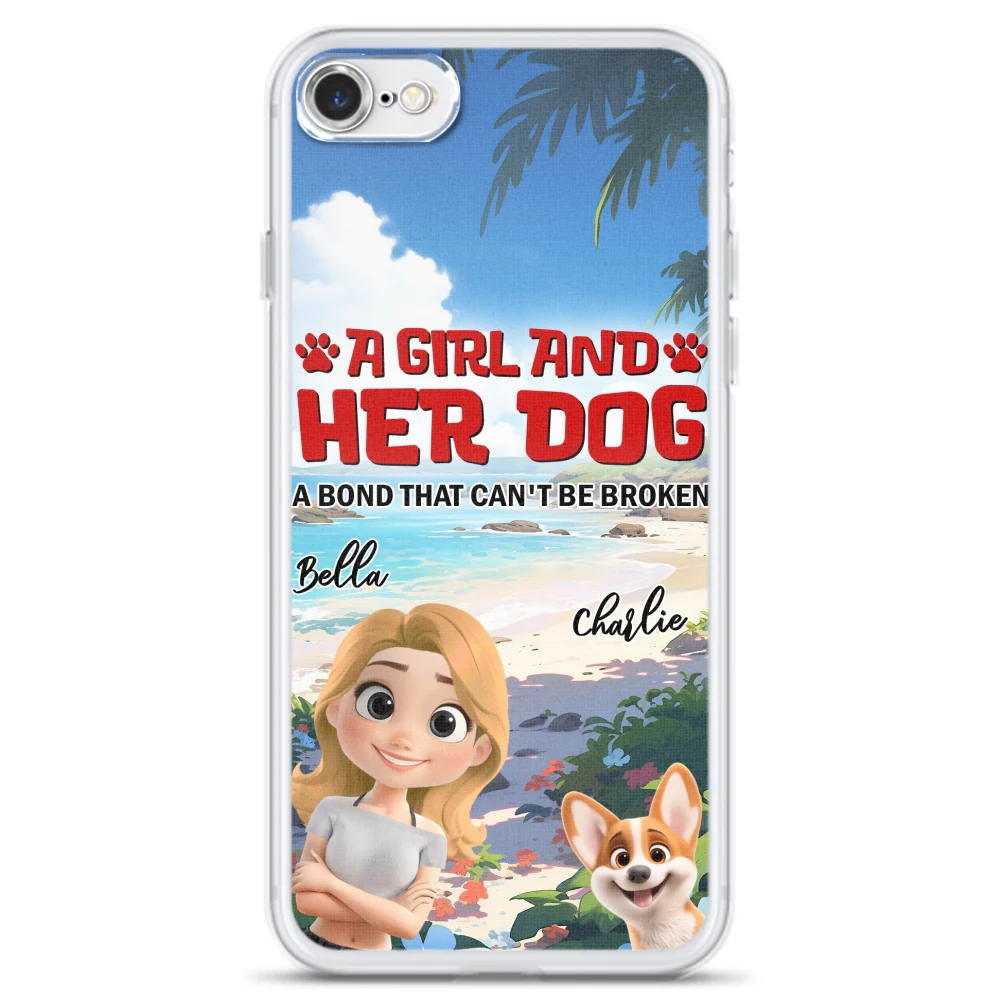 Dog And Mom Summer - Personalized Custom Phone Case - Image 5